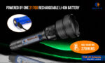 Brinyte T28 Multi-LED Lampe mit UV395nm, Weißlicht & Gelblicht