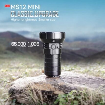 Imalent MS12 Mini USB-C LED Taschenlampe – 65.000 lm Hochleistungs Suchscheinwerfer