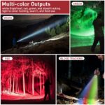 Professionelle Brinyte Spectra T5X – Jagdlampe mit Farbwechselfunktion und hoher Reichweite