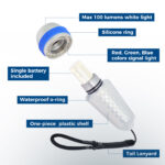 Brinyte A01 Signal Taucherlampe 4-farbig mit 8 Modis – Bild 6