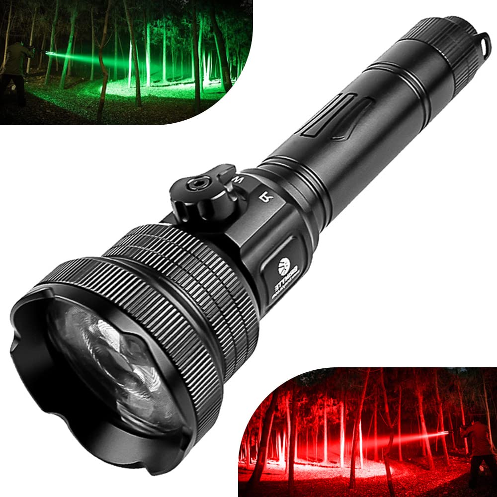 Brinyte T28 Artemis Jagdlampe mit roter, grüner & weißer LED