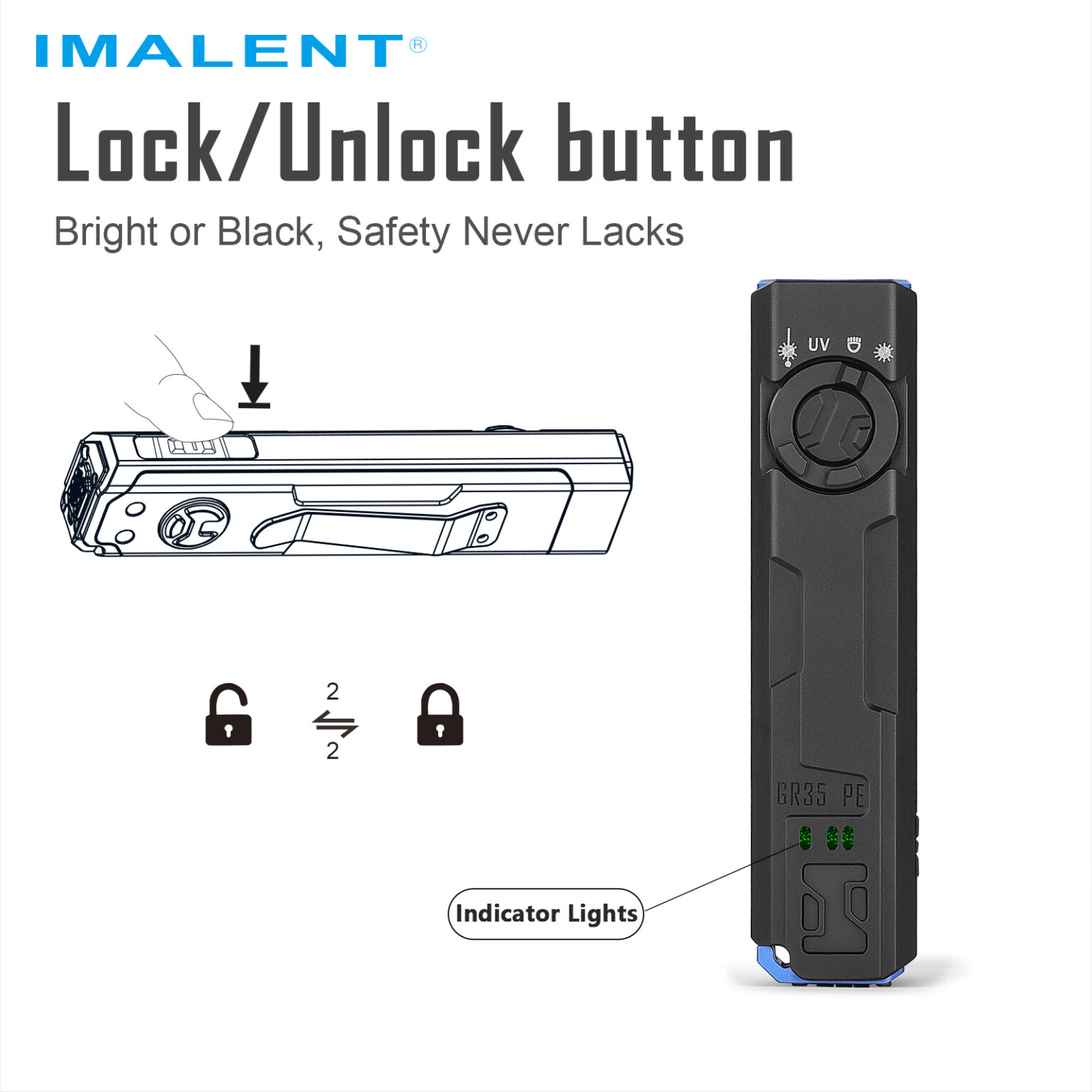 Imalent GR35PE EDC-Lampe mit 2.800 Lm und 426m – Bild 13