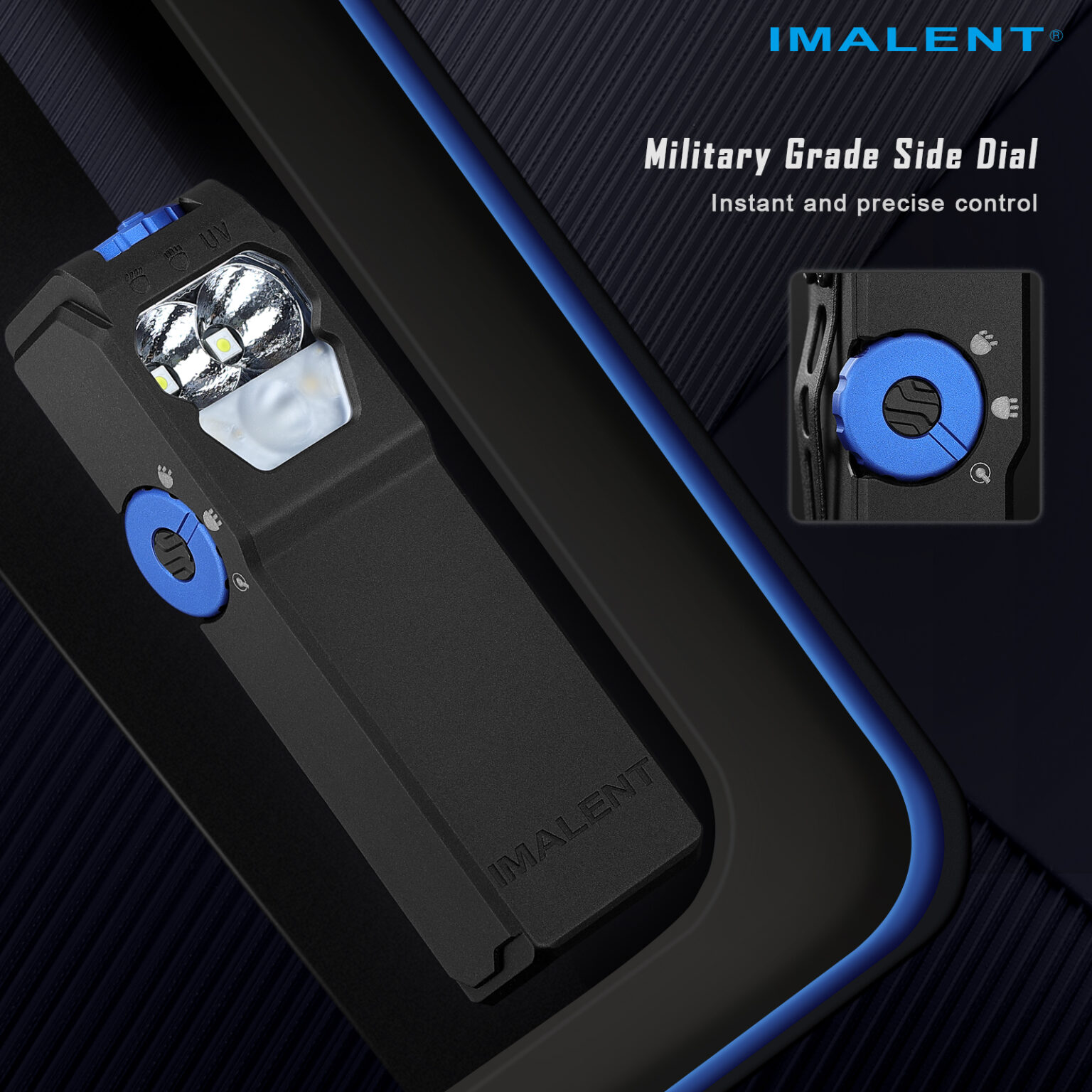 Imalent GR36 LED UV Taschenlampe – Kompakt, hell und vielseitig einsetzbar