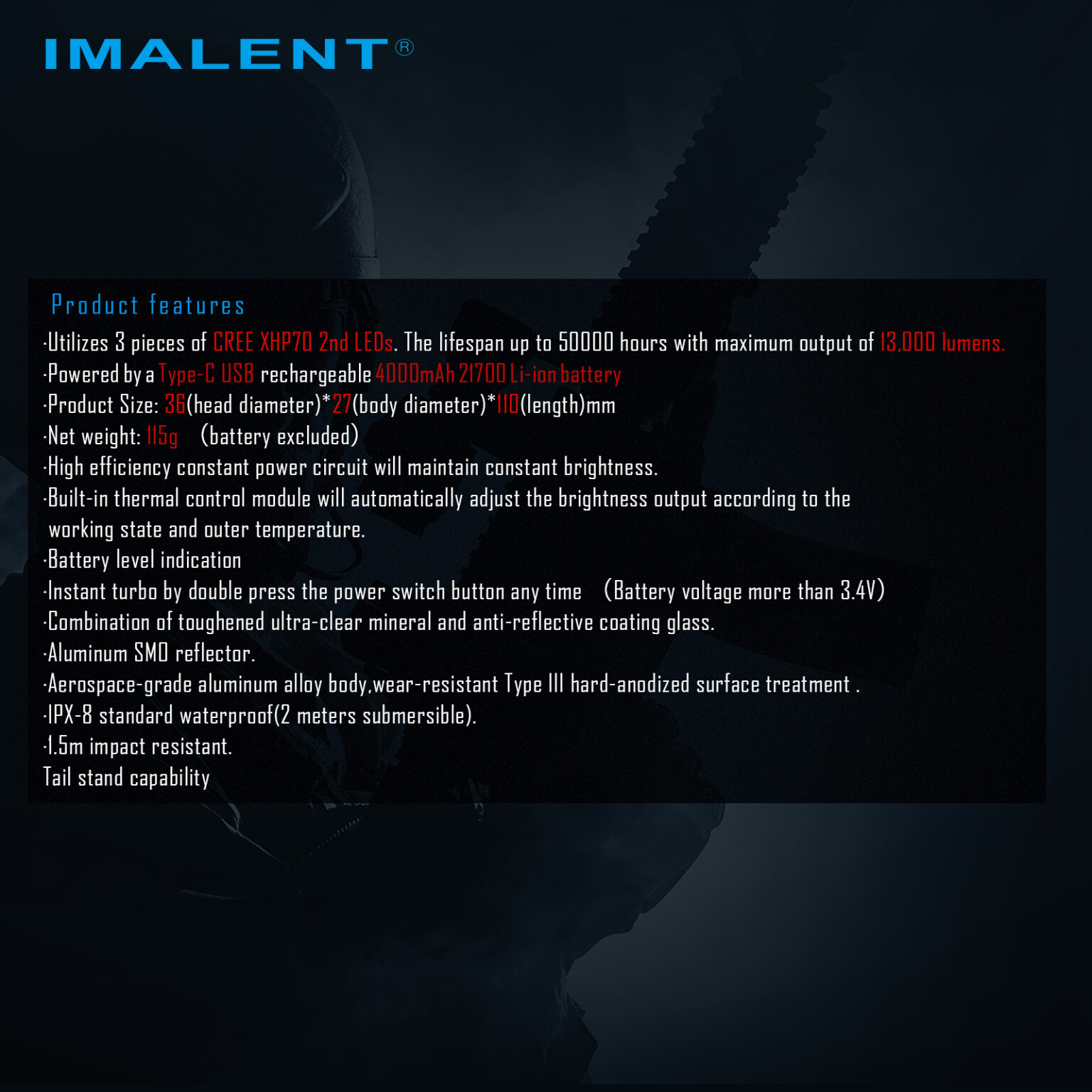 Imalent MS03 mit 13.000 Lumen und 324 Metern Reichweite – Bild 21