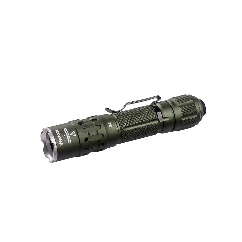 Weltool T2 TAC ODG Grün – 1.900 Lumen Tactical LED Taschenlampe mit 431 m Reichweite