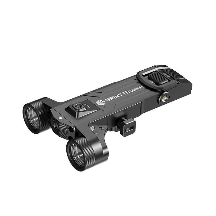 Brinyte XP22 MK3 Doppelkopf-Waffenmodul mit Grünlaser & 1.600 Lumen Brinyte XP22 MK3 Doppelkopf-Waffenmodul mit Grünlaser & 1.600 Lumen