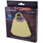 Skywoods Faltbare Campinglampe L51980 – 350 Lumen LED mit Solar & USB-C