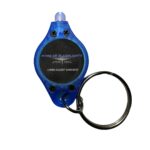 Home of Flashlights Schlüsselbundleuchte Blau – Kleine Lampe mit großer Leistung