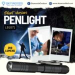 Skywoods FIX P4 LED Taschenlampe Stiftformat 350 Lumen – Zoom, Clip & Akku