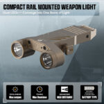 Brinyte XP22 Waffenmodul mit Doppel-LED – Magnetisches Laden & 260 m Reichweite
